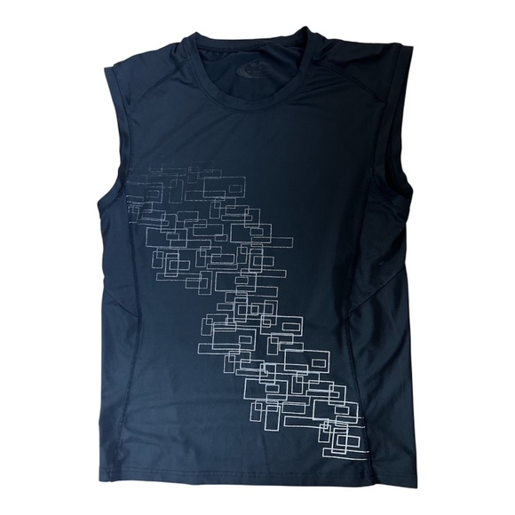 Black ALONE tank top, size L - Picture 2 of 5